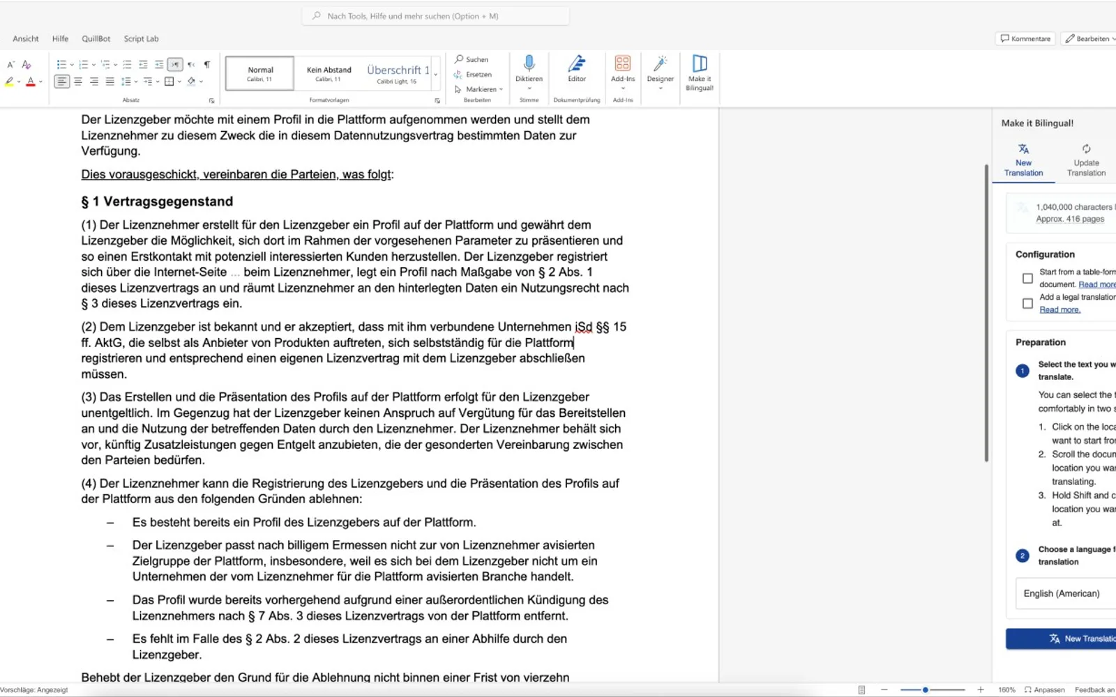 Make It Bilingual! — screenshot from the Microsoft Marketplace listing