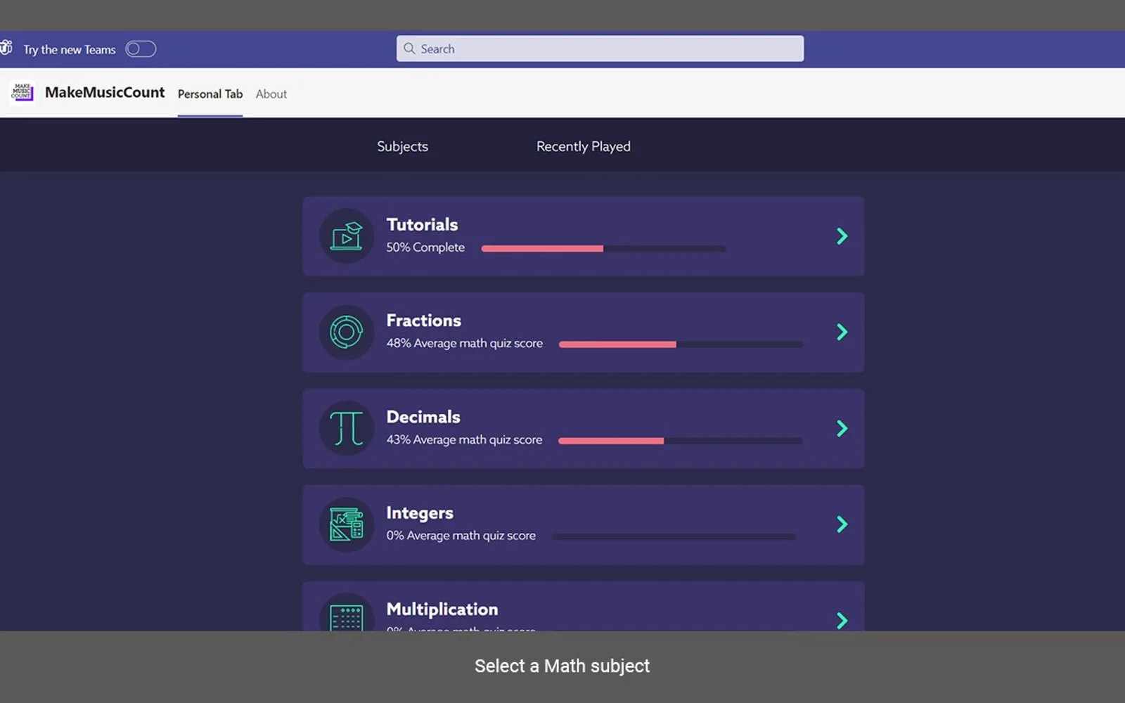 makeMusicCount — screenshot from the Microsoft Marketplace listing