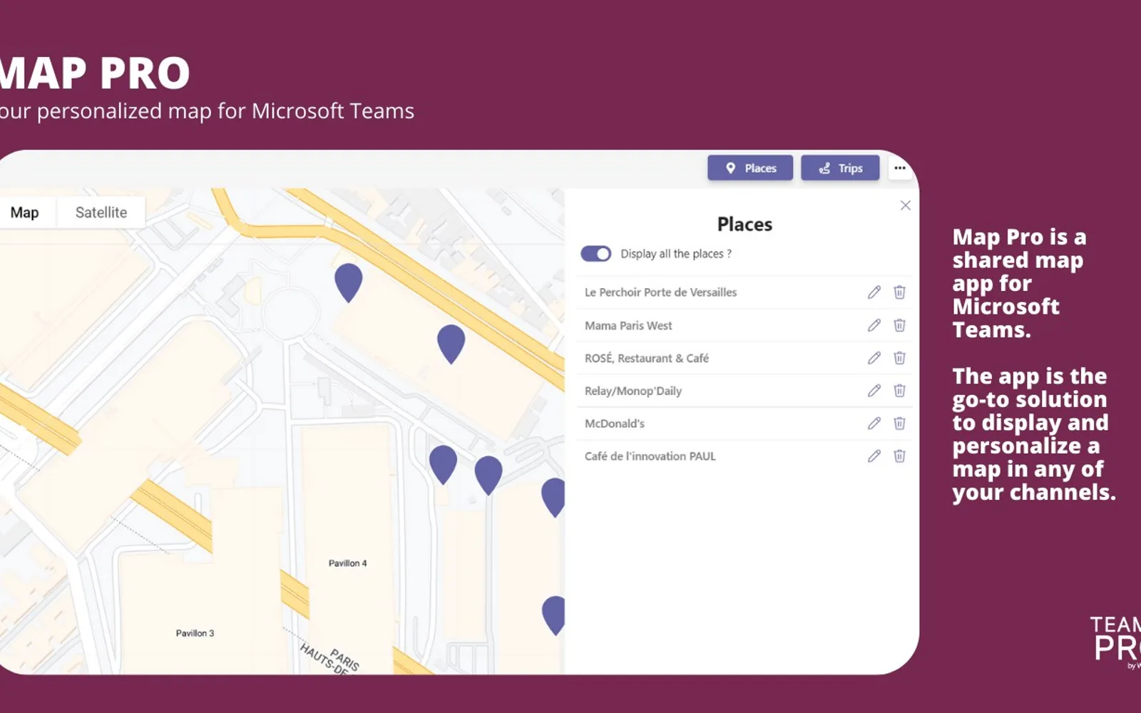 Map Pro — screenshot from the Microsoft Marketplace listing