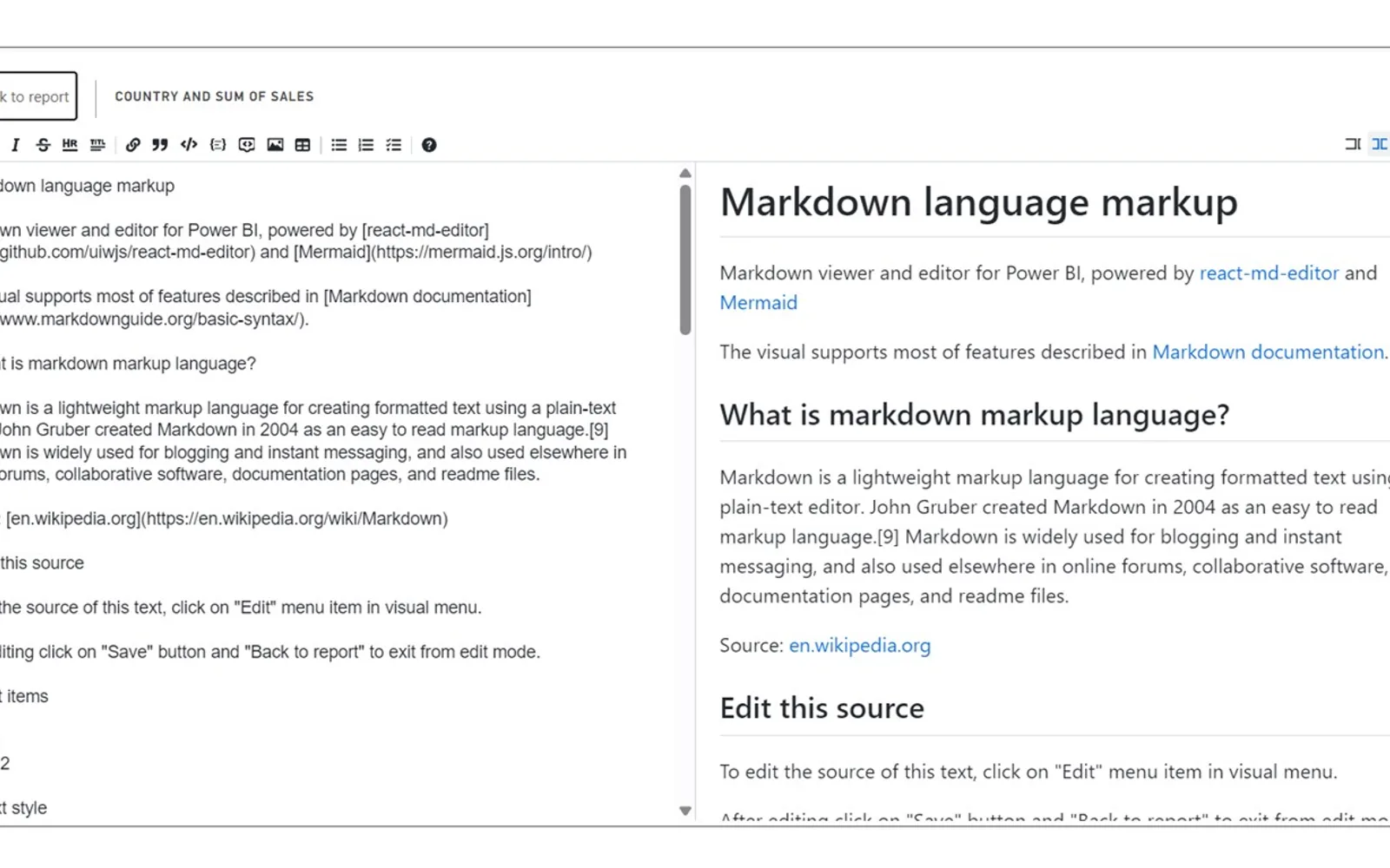 Markdown & Mermaid Visual — screenshot from the Microsoft Marketplace listing