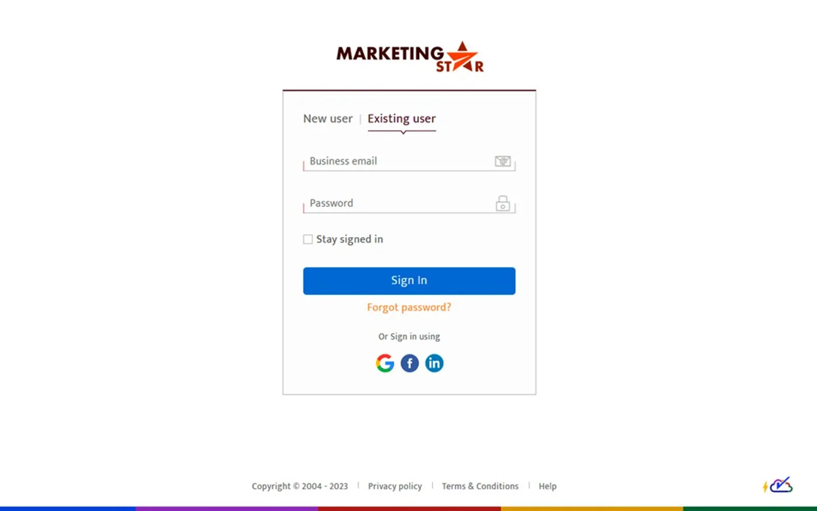 Marketing Star — screenshot from the Microsoft Marketplace listing
