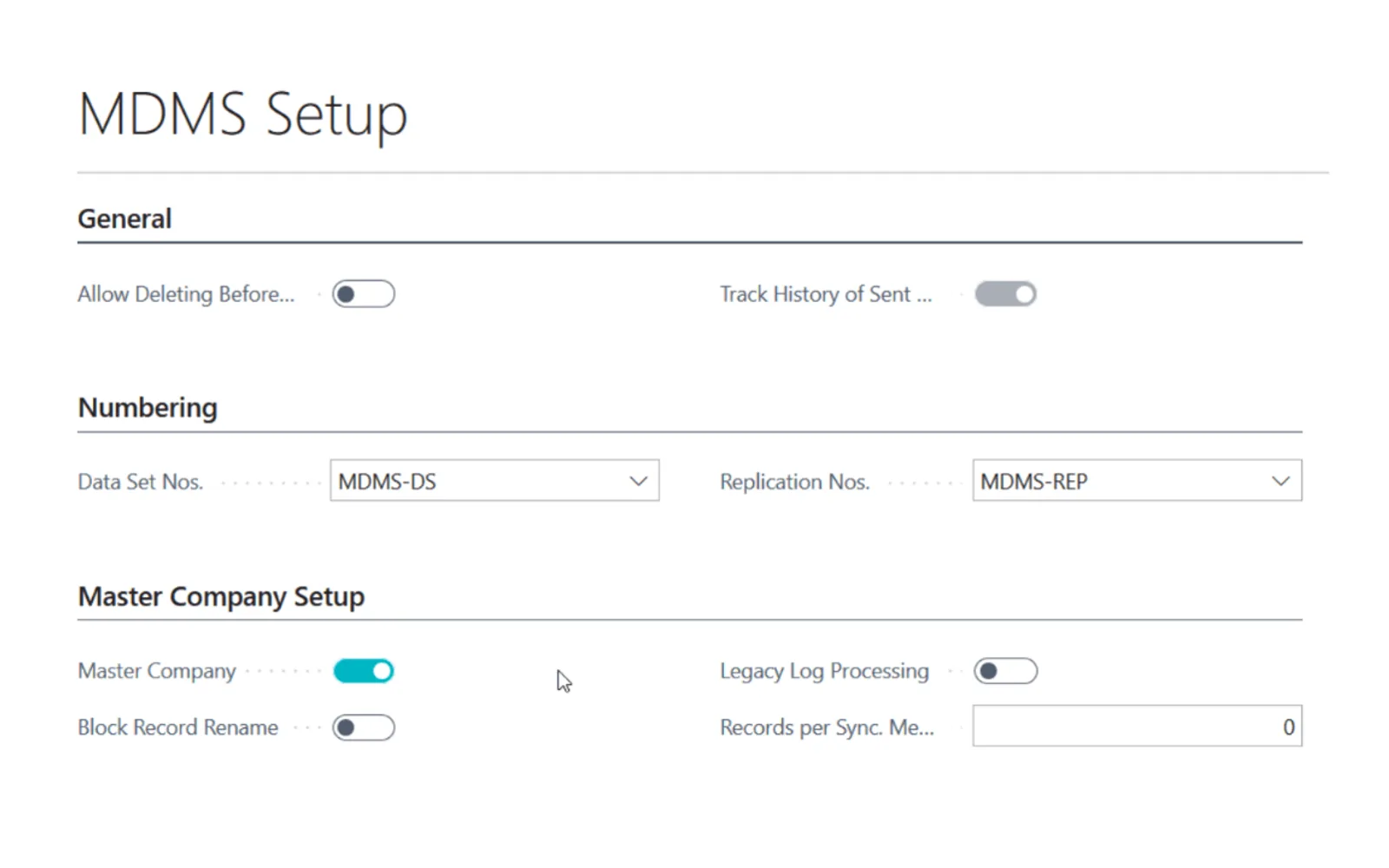 Master Data Management System — screenshot from the Microsoft Marketplace listing
