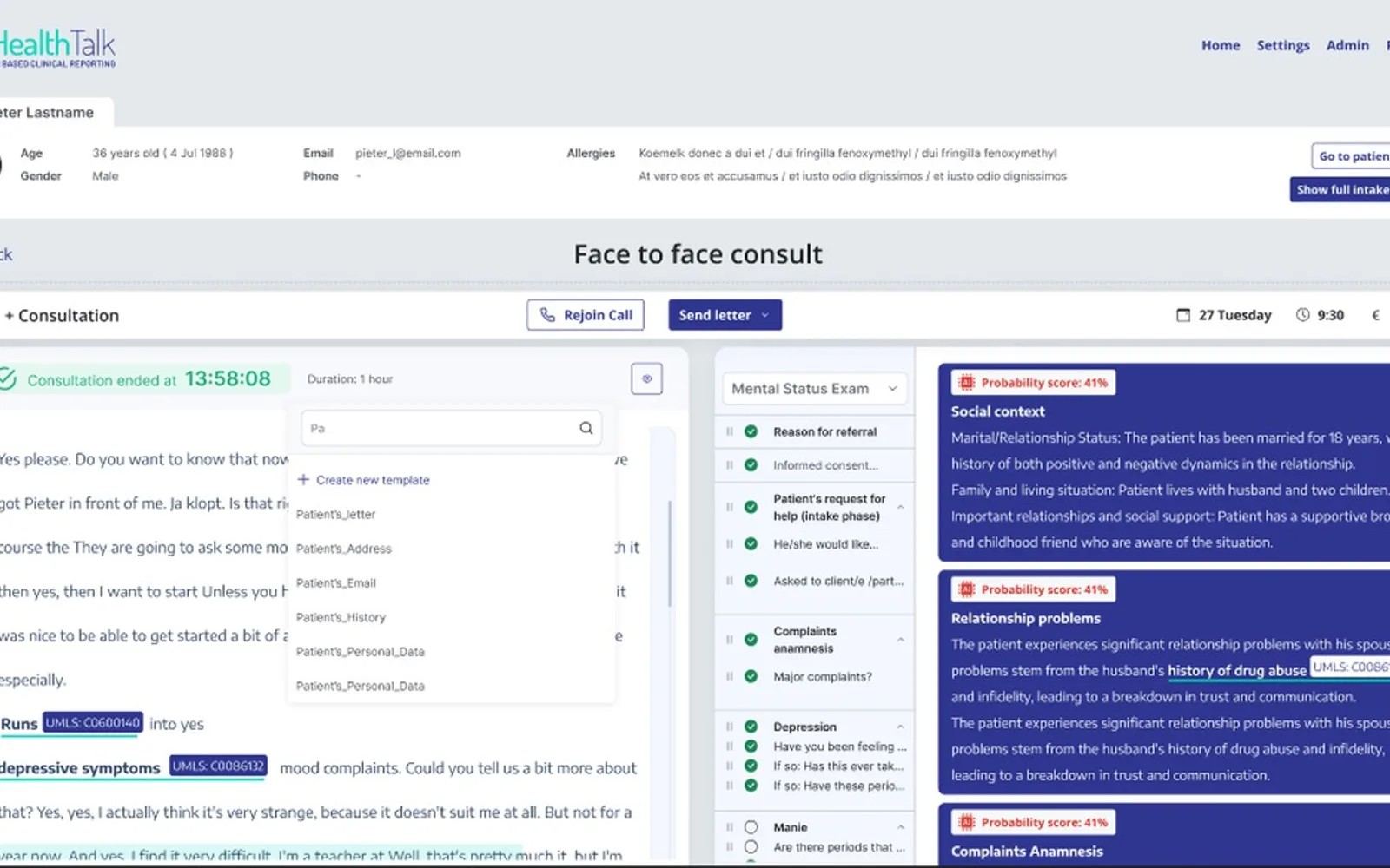 Medical Speech to Text — screenshot from the Microsoft Marketplace listing