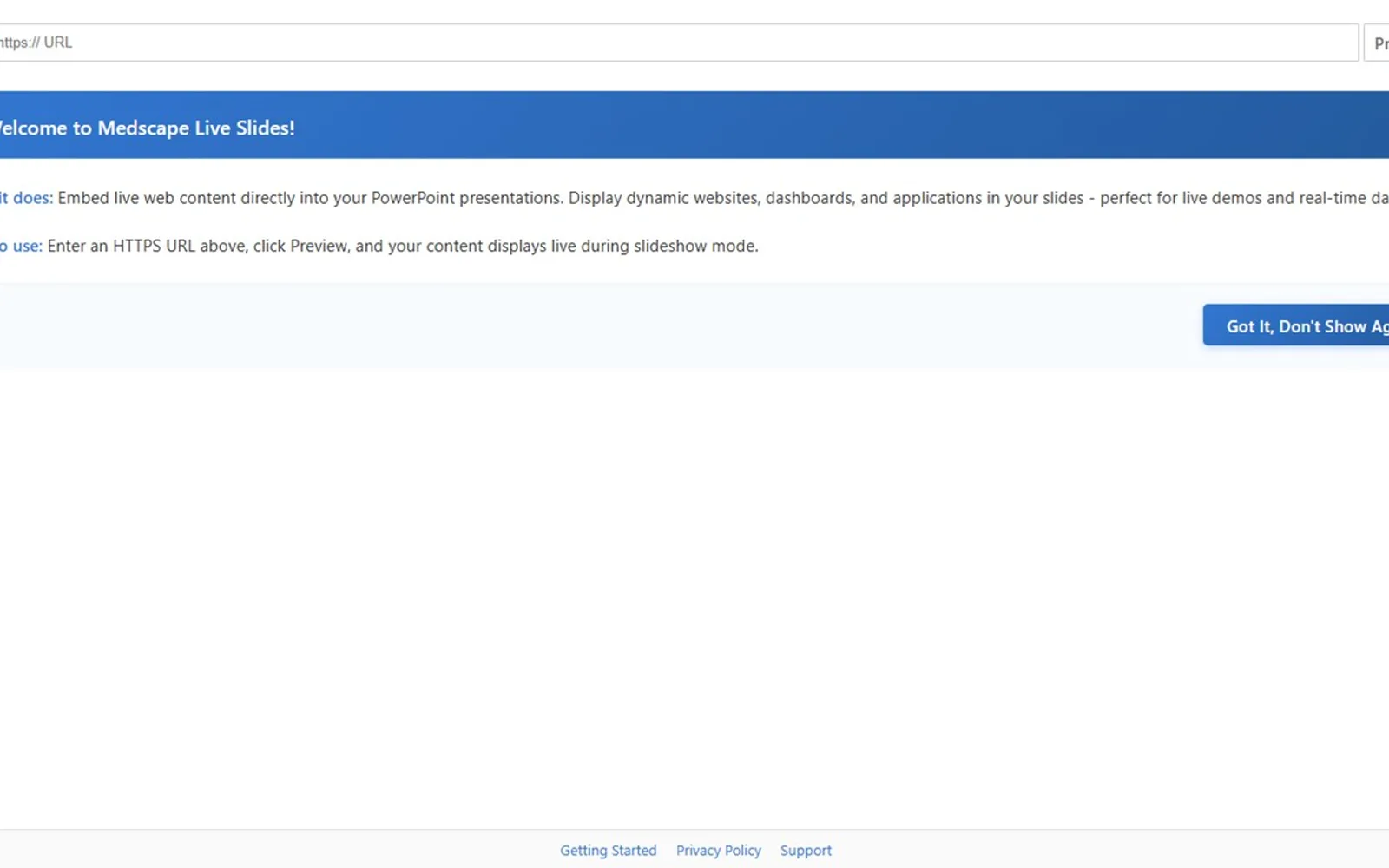 Medscape Live Slides — screenshot from the Microsoft Marketplace listing