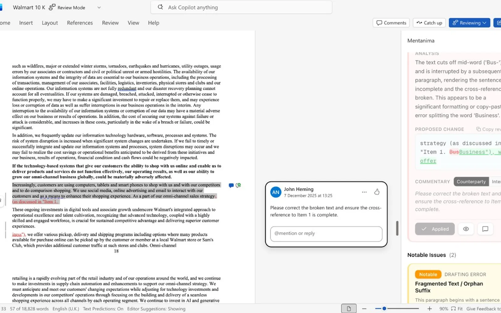 Mentanima — screenshot from the Microsoft Marketplace listing