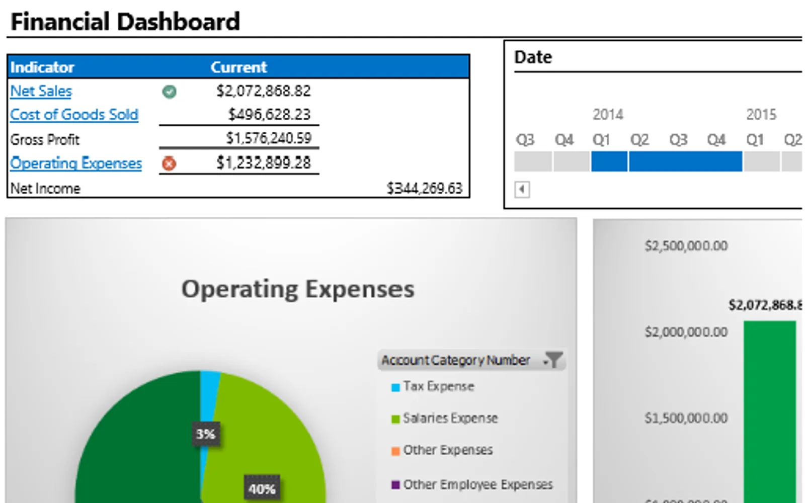 Microsoft Dynamics GP Workspace — screenshot from the Microsoft Marketplace listing