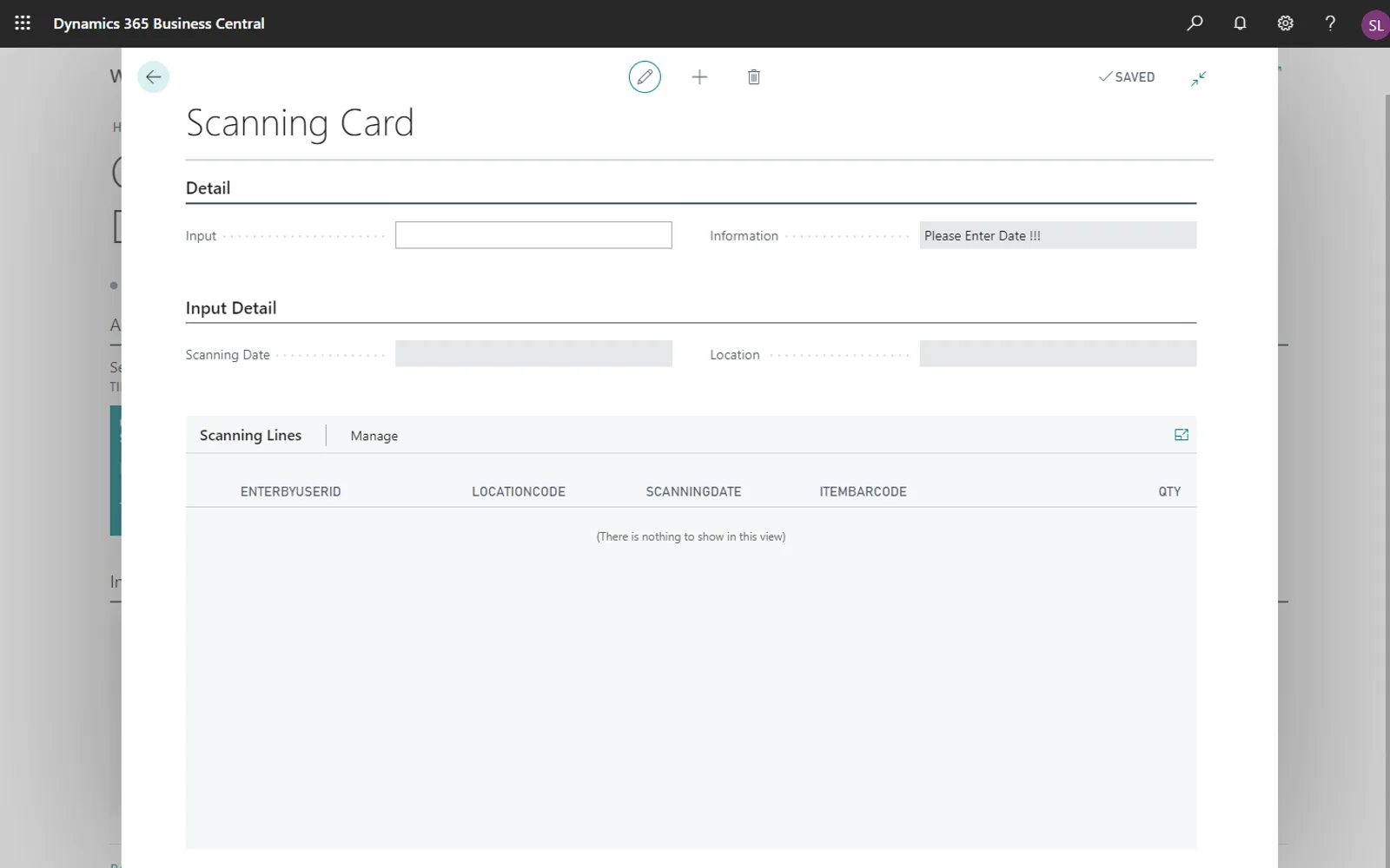 Mobile Inventory Scanning — screenshot from the Microsoft Marketplace listing