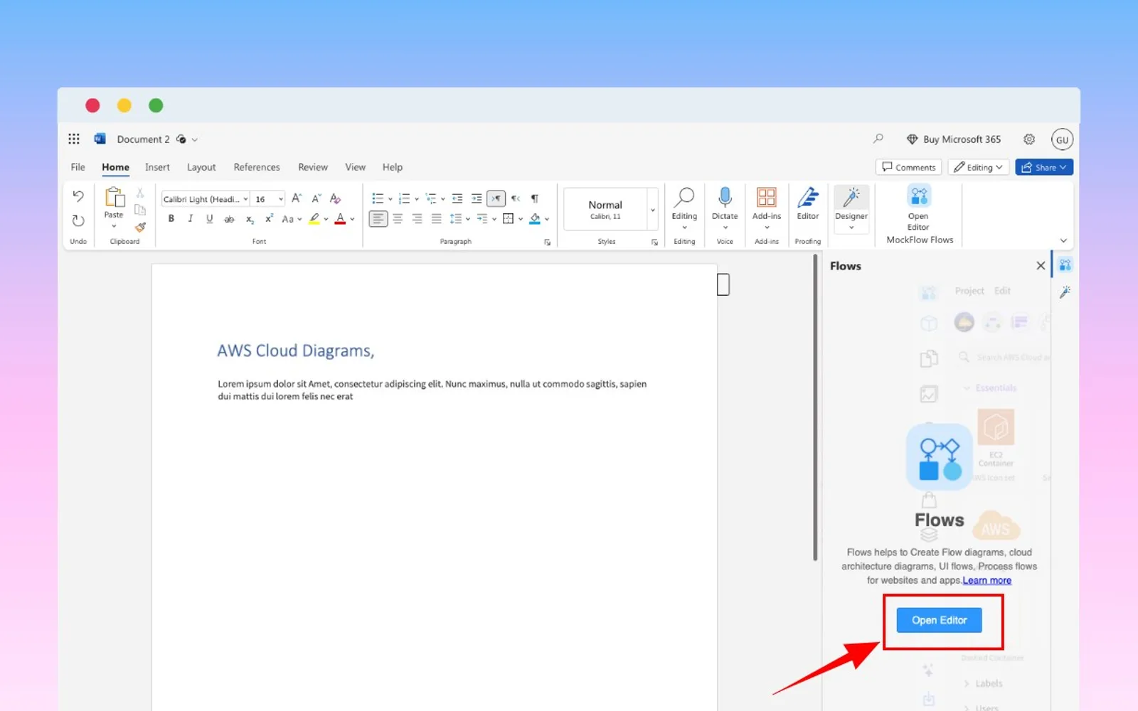 MockFlow Flow — screenshot from the Microsoft Marketplace listing