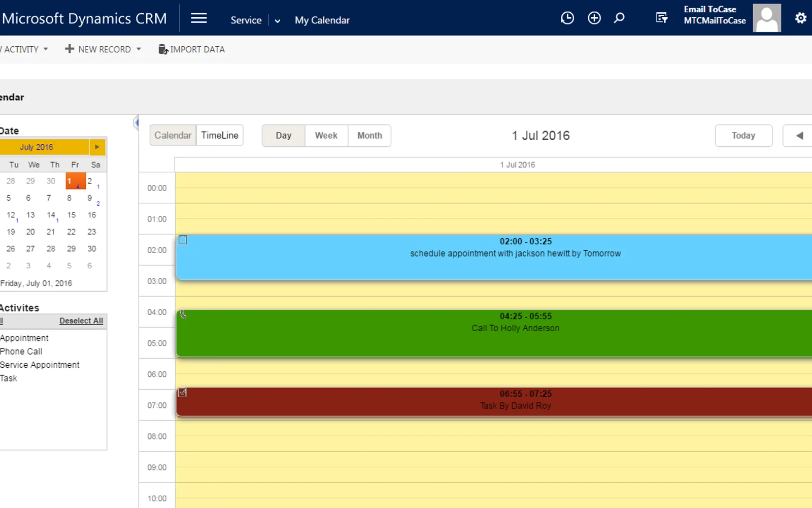 My Calendar — screenshot from the Microsoft Marketplace listing