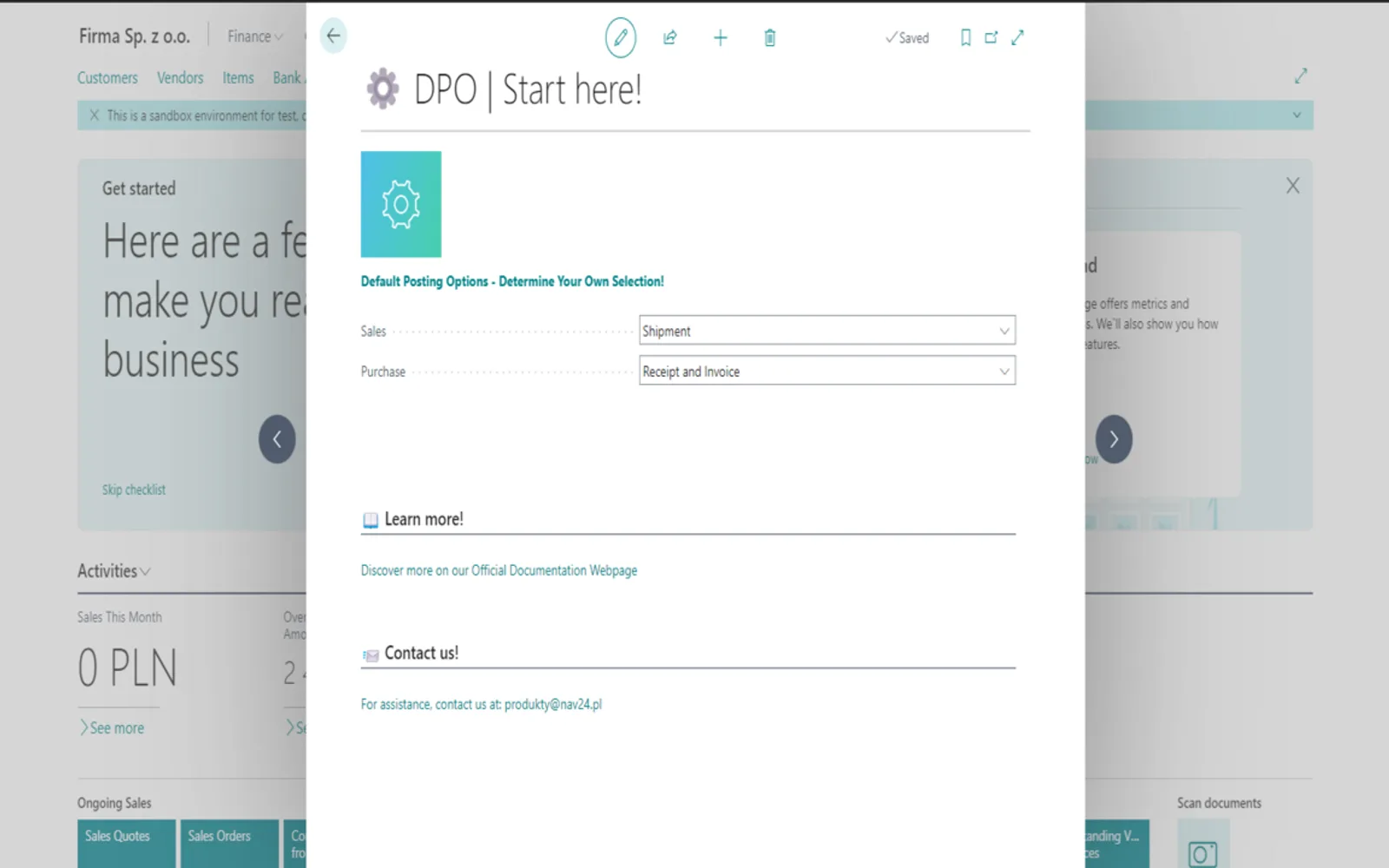 N24 Default Posting Options — screenshot from the Microsoft Marketplace listing