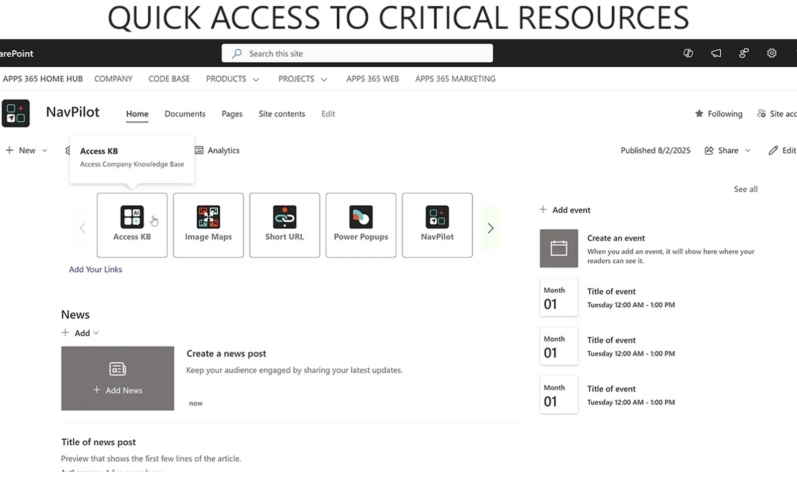 NavPilot — screenshot from the Microsoft Marketplace listing