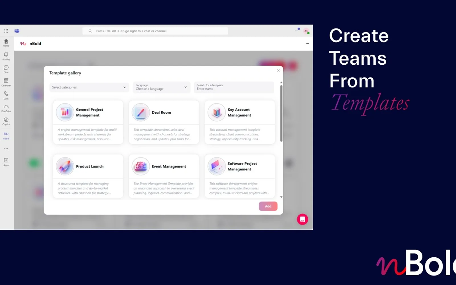 nBold — screenshot from the Microsoft Marketplace listing