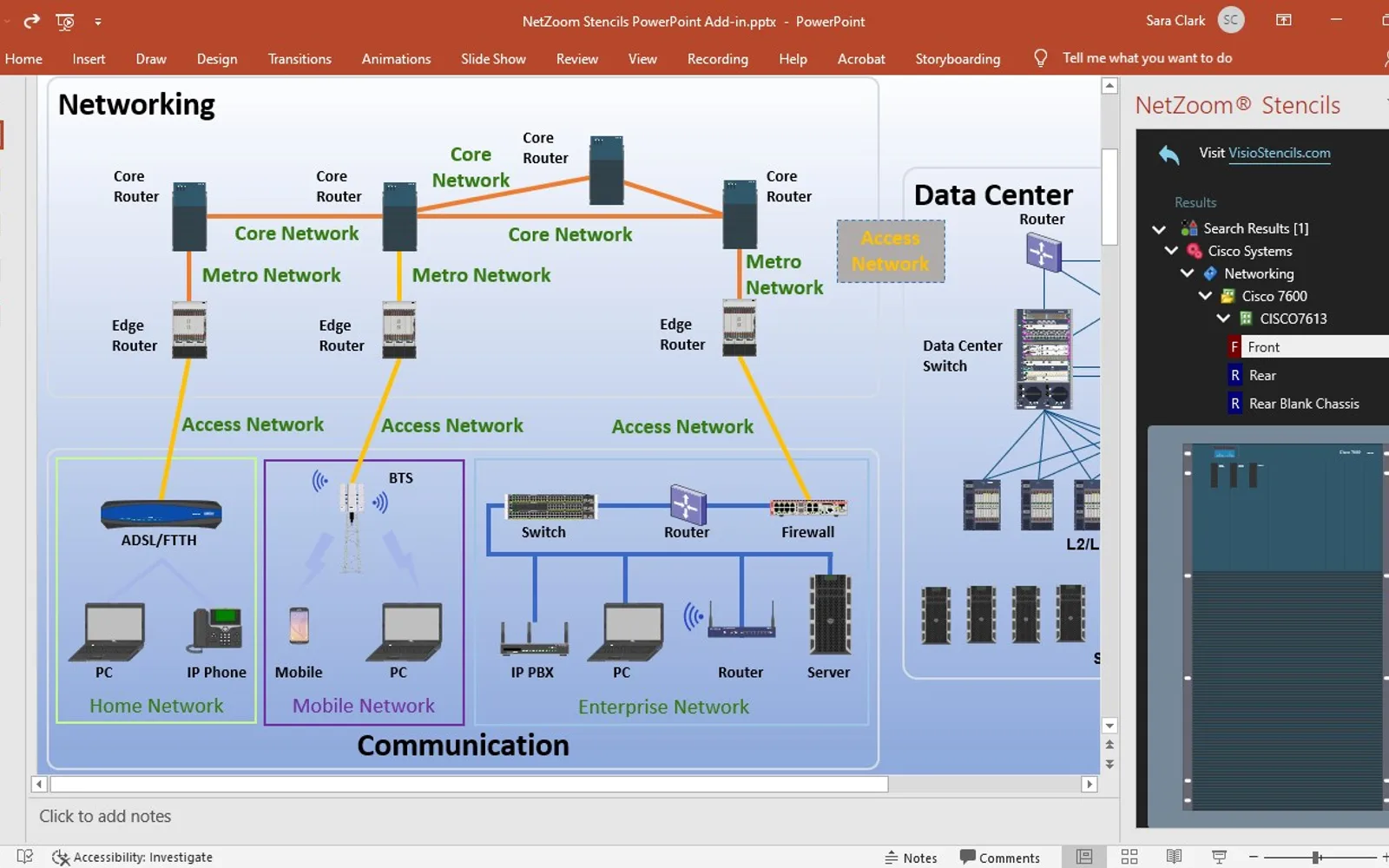 NetZoom Stencils — screenshot from the Microsoft Marketplace listing