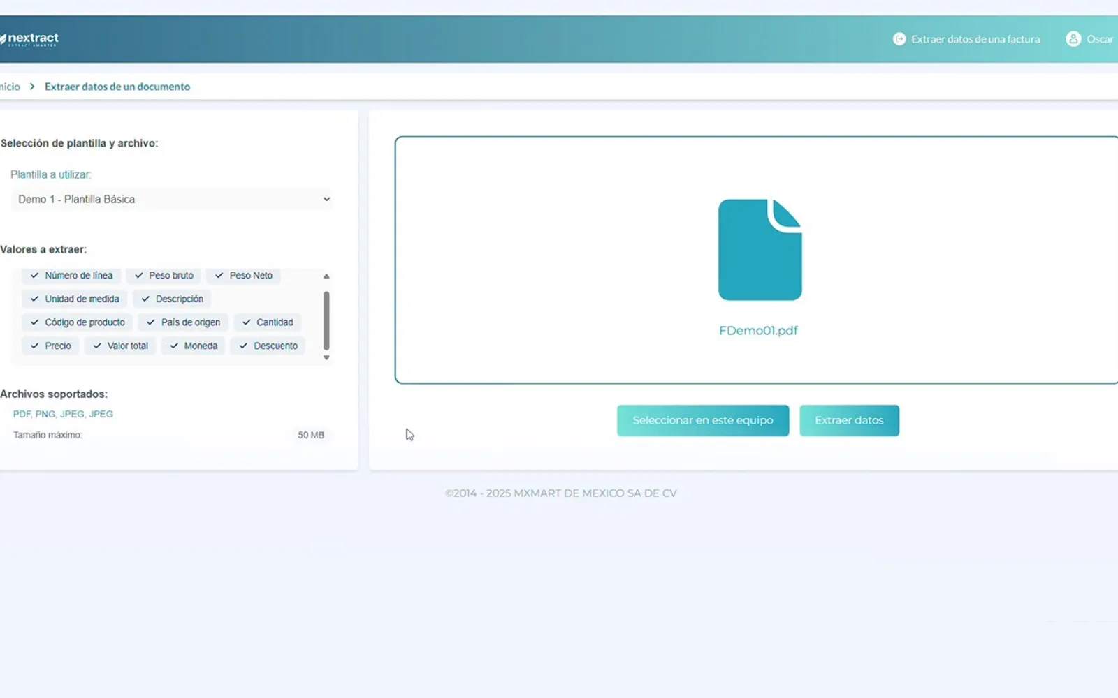 Nextract — screenshot from the Microsoft Marketplace listing