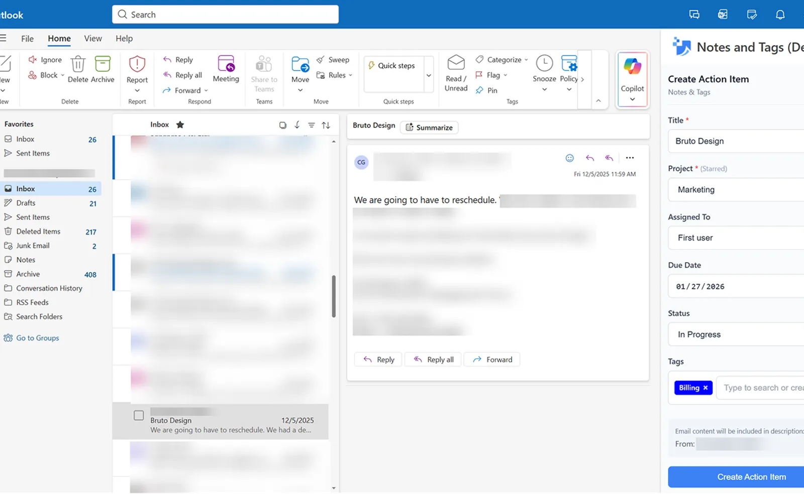 Notes & Tags — screenshot from the Microsoft Marketplace listing
