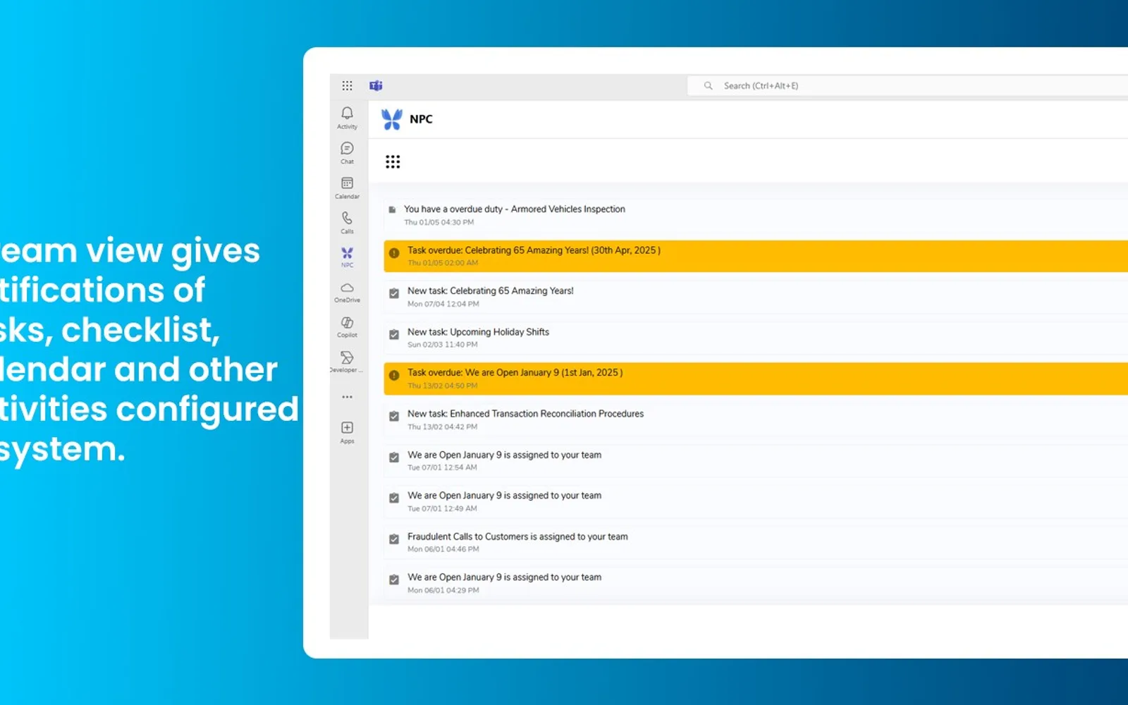 NPC — screenshot from the Microsoft Marketplace listing