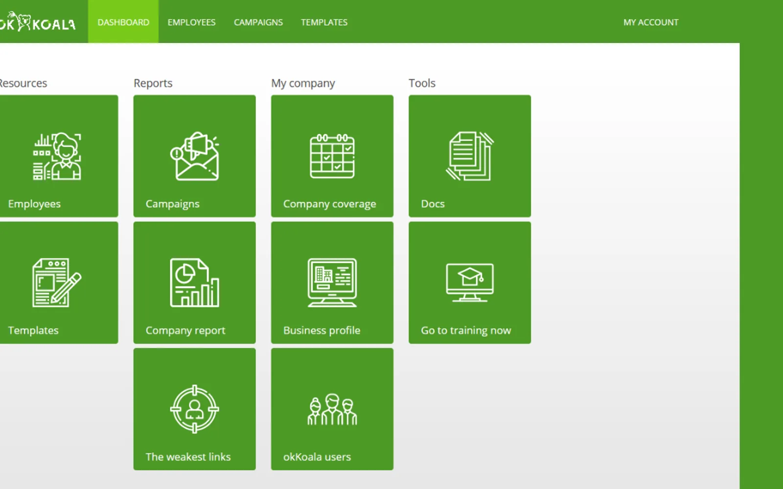 okKoala — screenshot from the Microsoft Marketplace listing