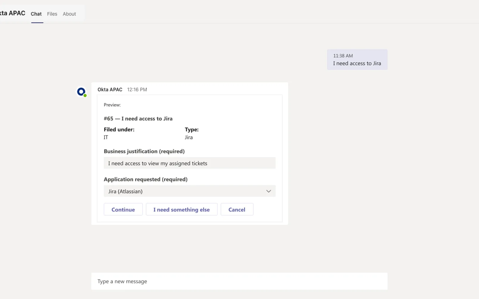 Okta APAC — screenshot from the Microsoft Marketplace listing