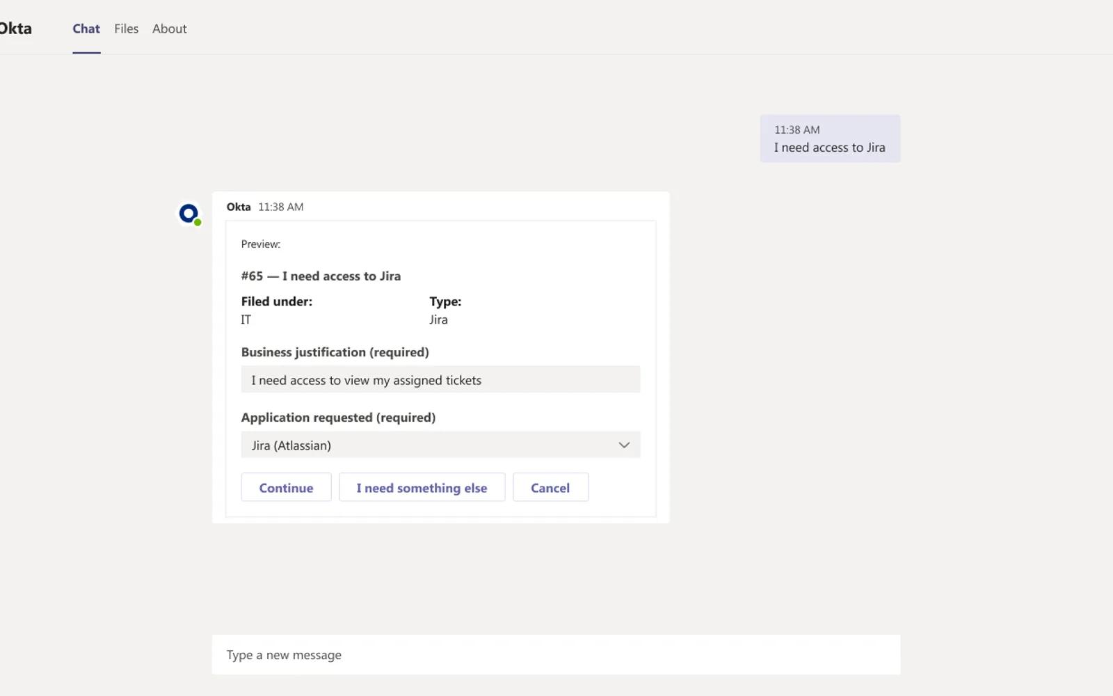 Okta — screenshot from the Microsoft Marketplace listing