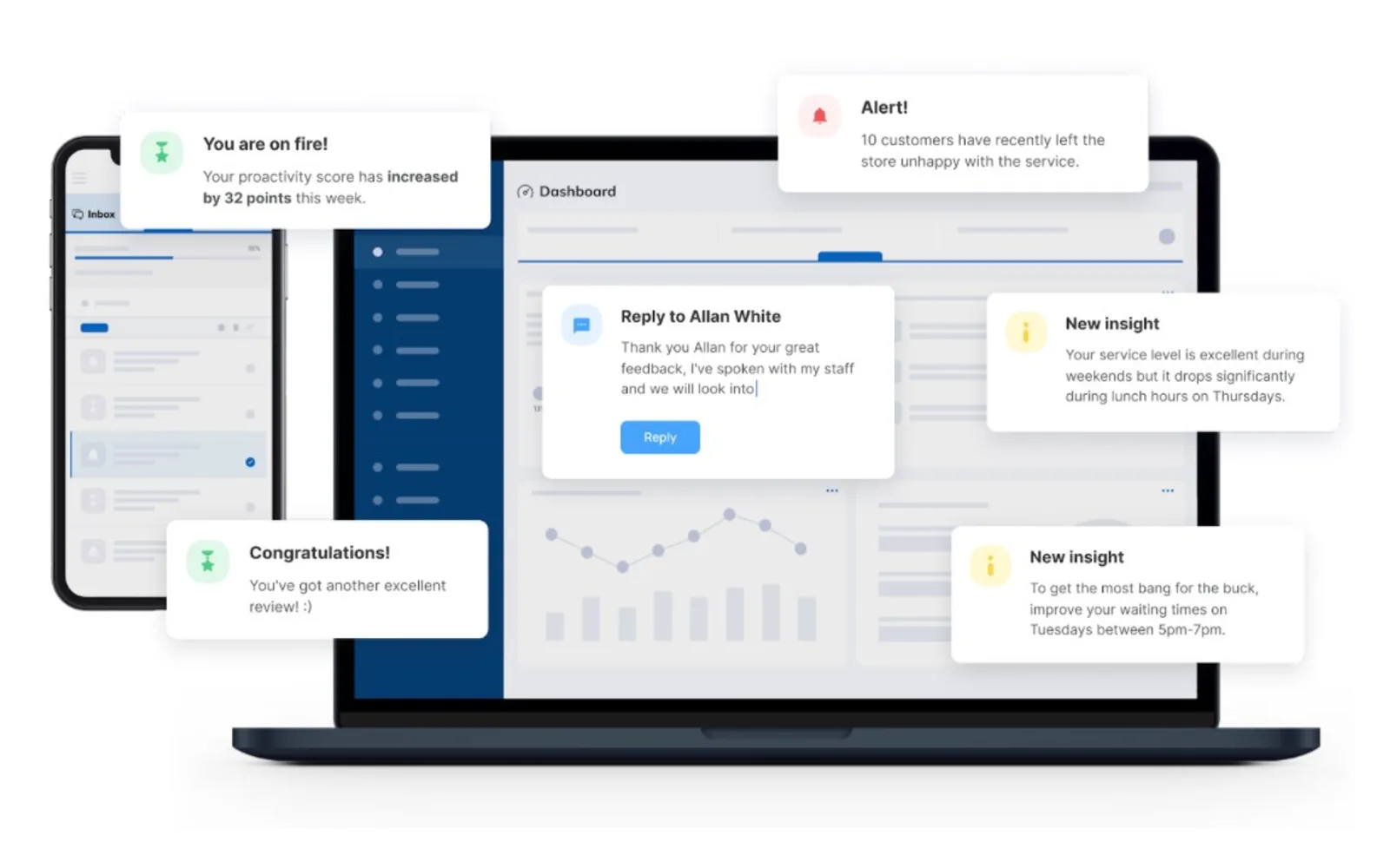 Ombea Experience Management — screenshot from the Microsoft Marketplace listing