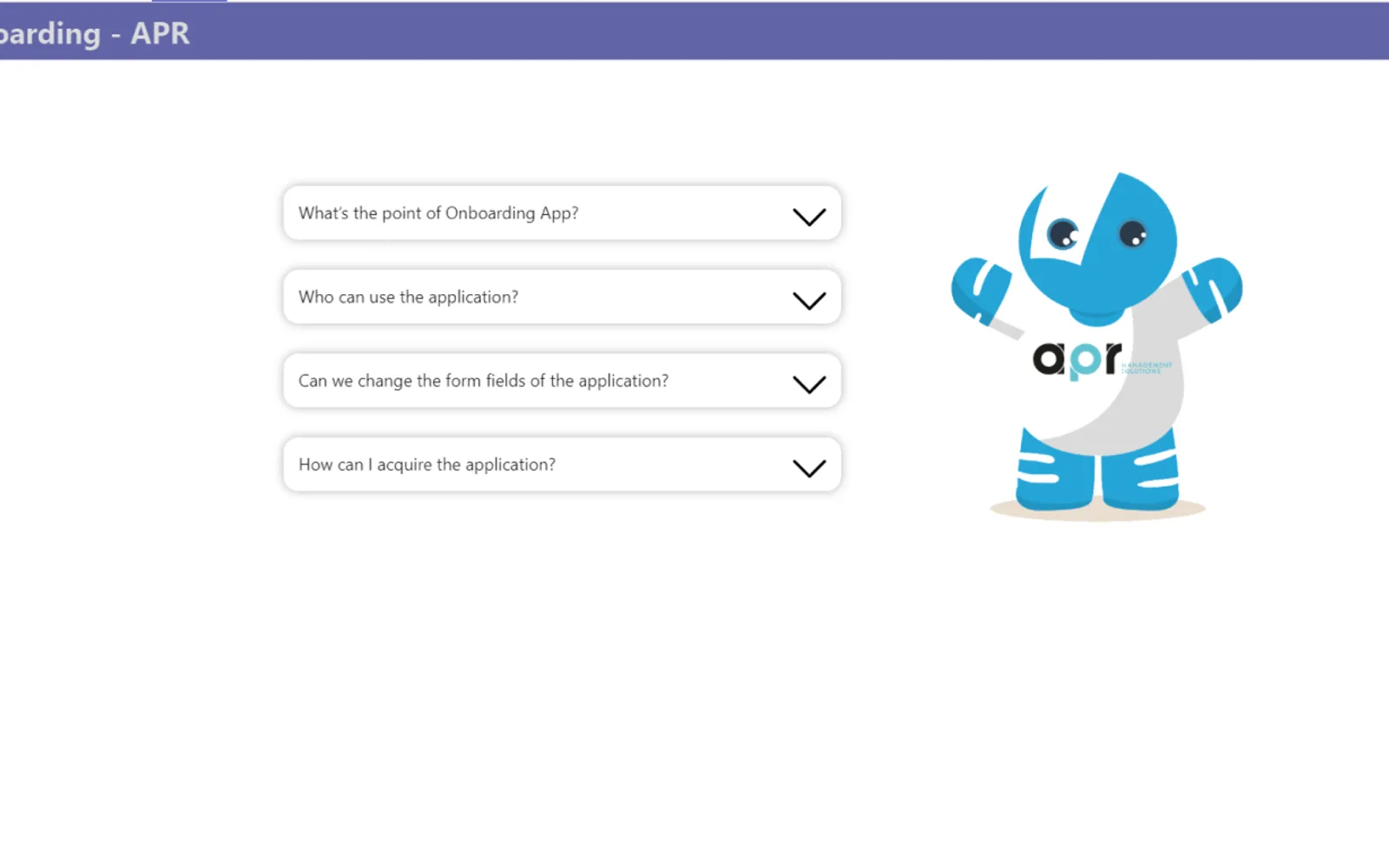 Onboarding Start — screenshot from the Microsoft Marketplace listing
