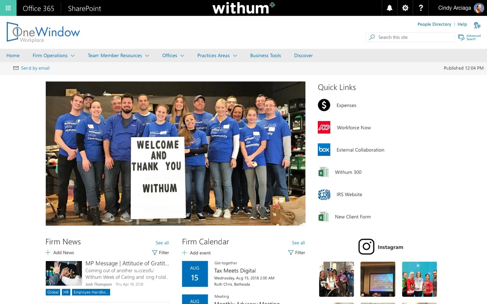 OneWindow Workplace — screenshot from the Microsoft Marketplace listing