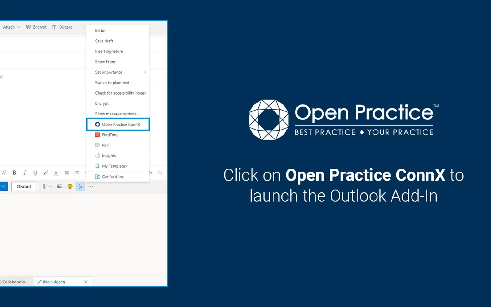 Open Practice ConnX — screenshot from the Microsoft Marketplace listing