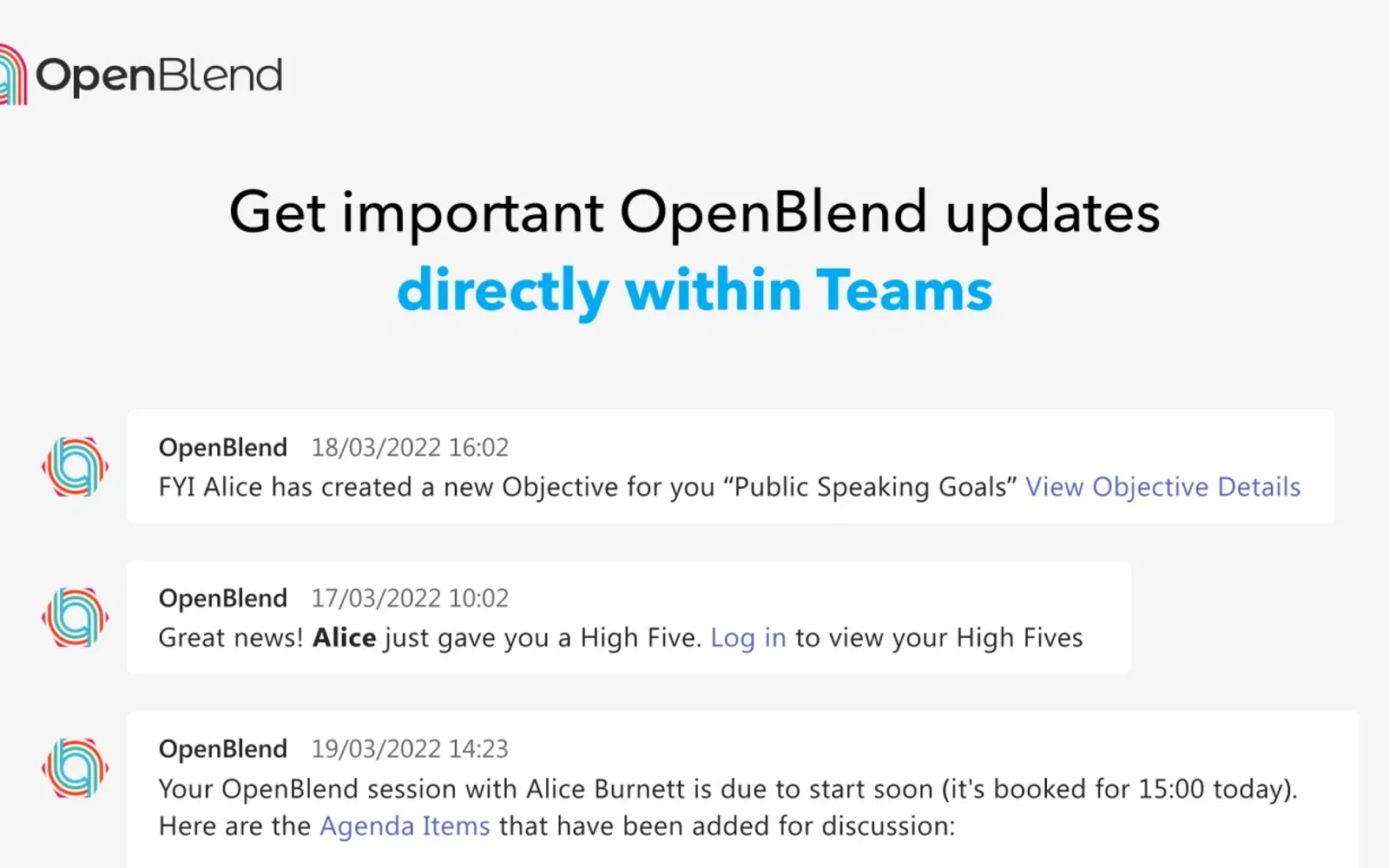 OpenBlend — screenshot from the Microsoft Marketplace listing