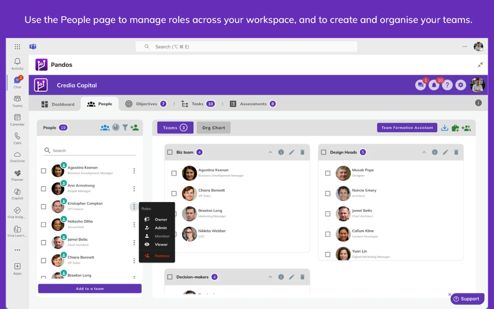 Pandos — screenshot from the Microsoft Marketplace listing