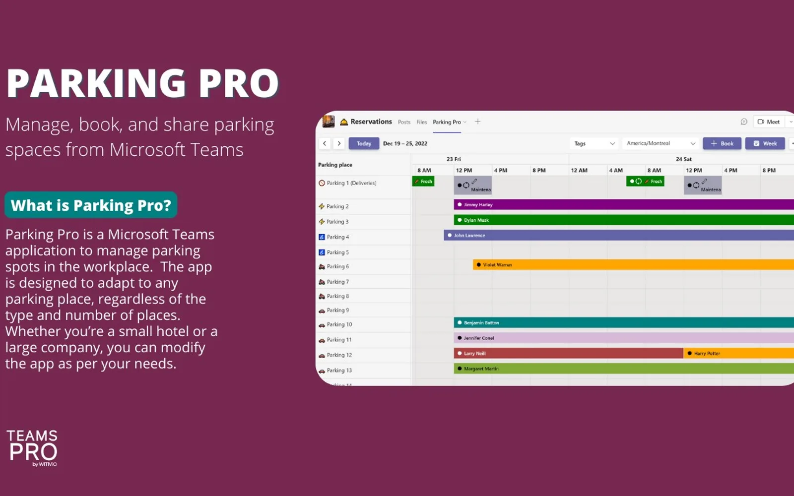 Parking Pro — screenshot from the Microsoft Marketplace listing