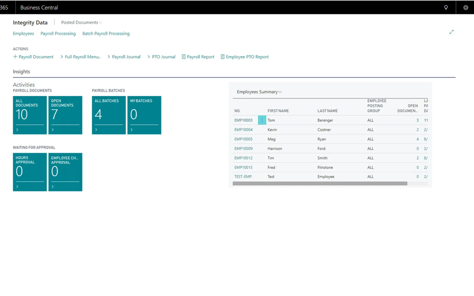 Payroll NOW by Integrity Data — screenshot from the Microsoft Marketplace listing