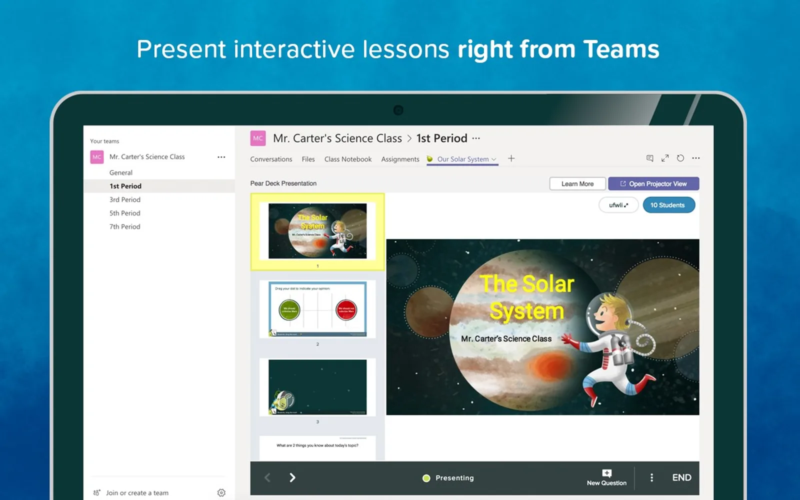 Pear Deck — screenshot from the Microsoft Marketplace listing