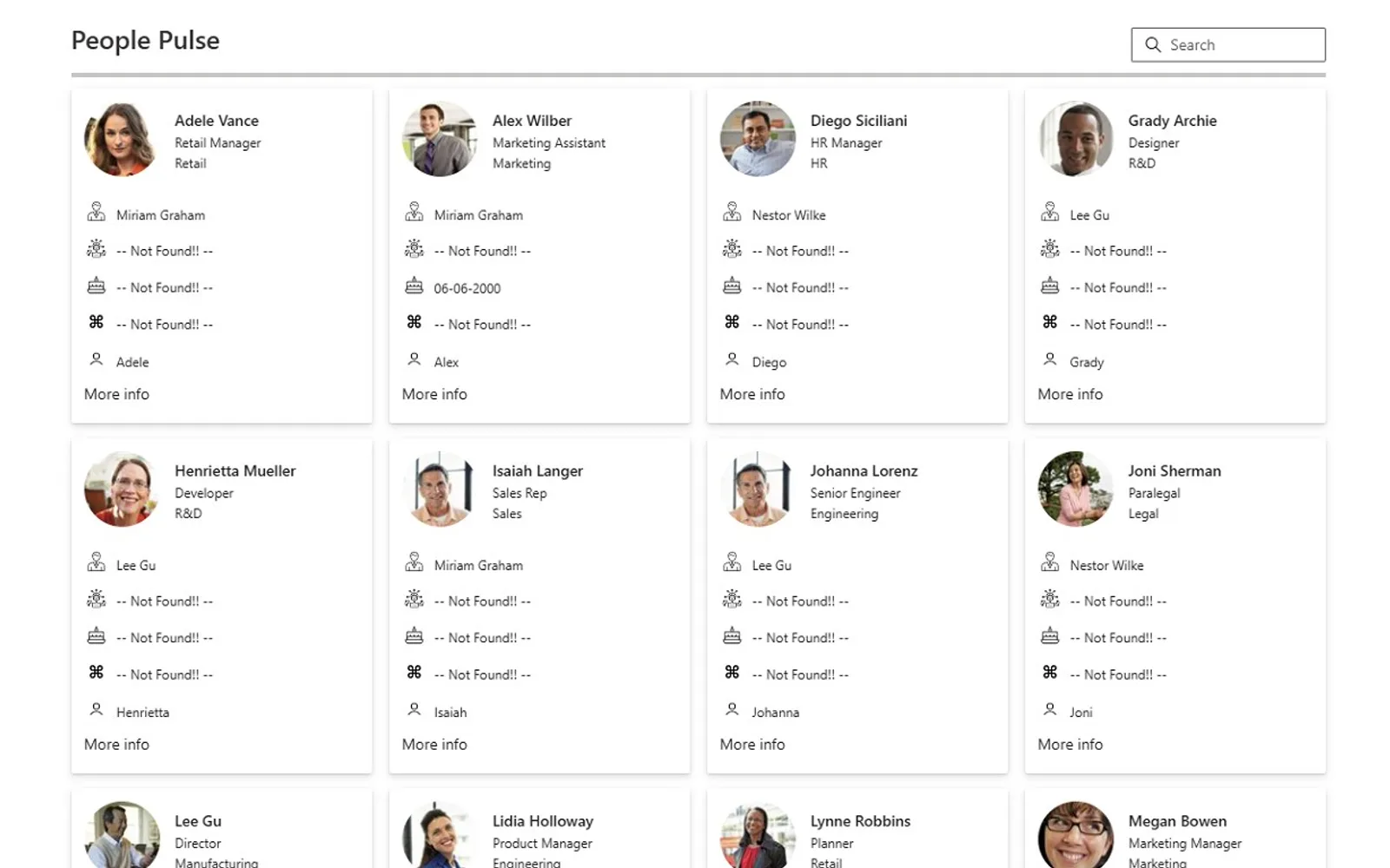 People Pulse — screenshot from the Microsoft Marketplace listing