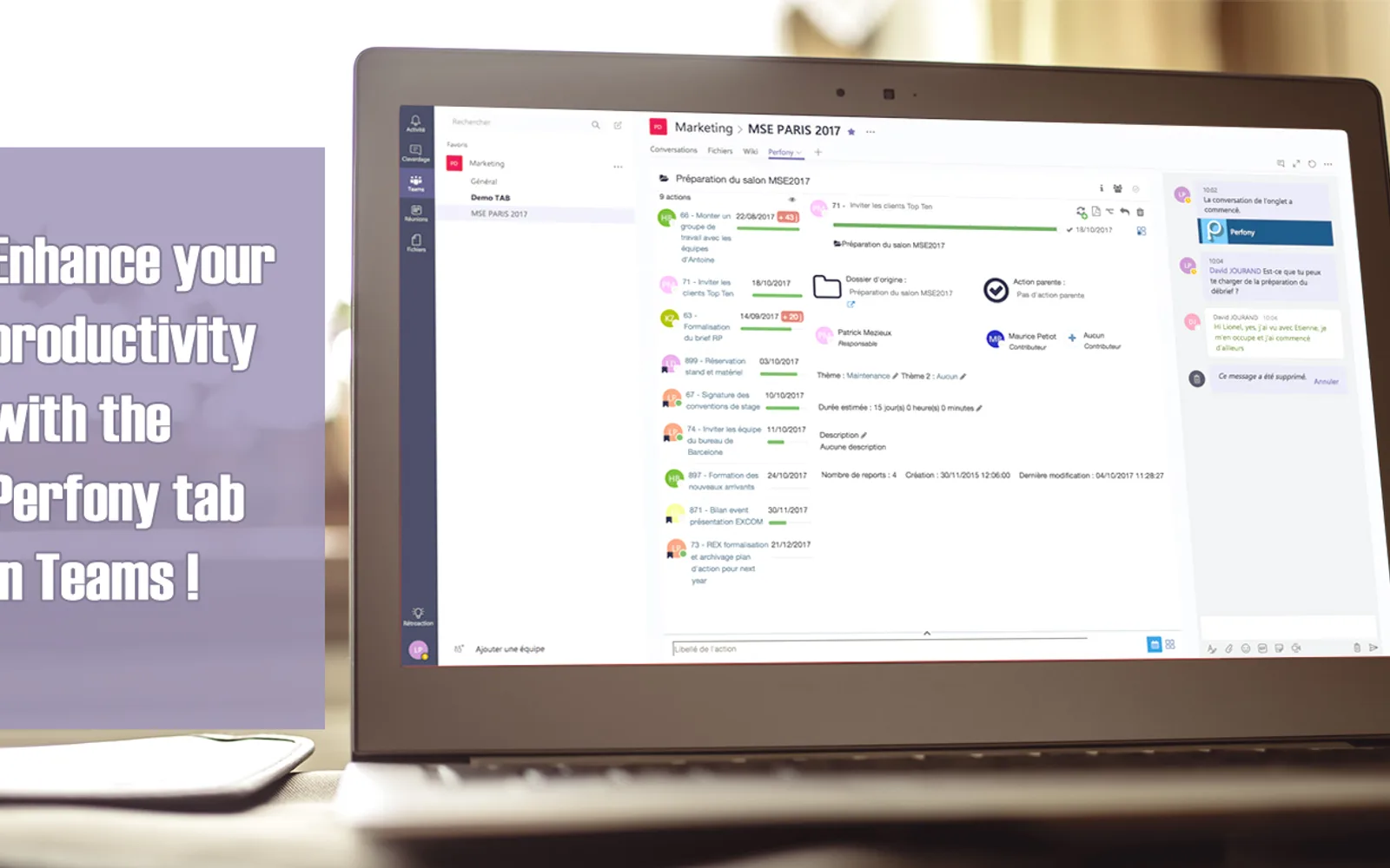 Perfony - Tasks & Projects Manager — screenshot from the Microsoft Marketplace listing
