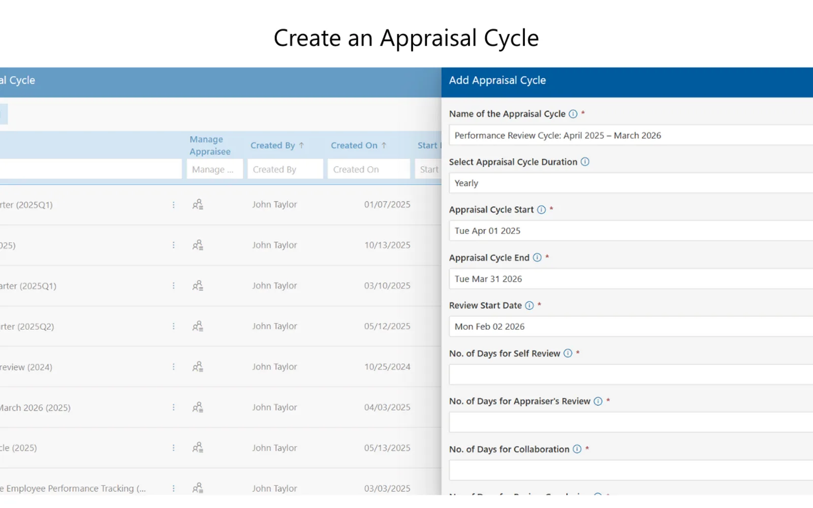 Performance Management 365 — screenshot from the Microsoft Marketplace listing