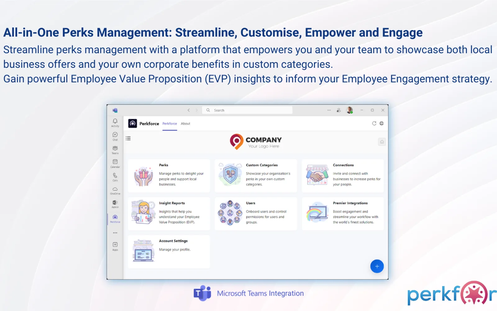Perkforce — screenshot from the Microsoft Marketplace listing