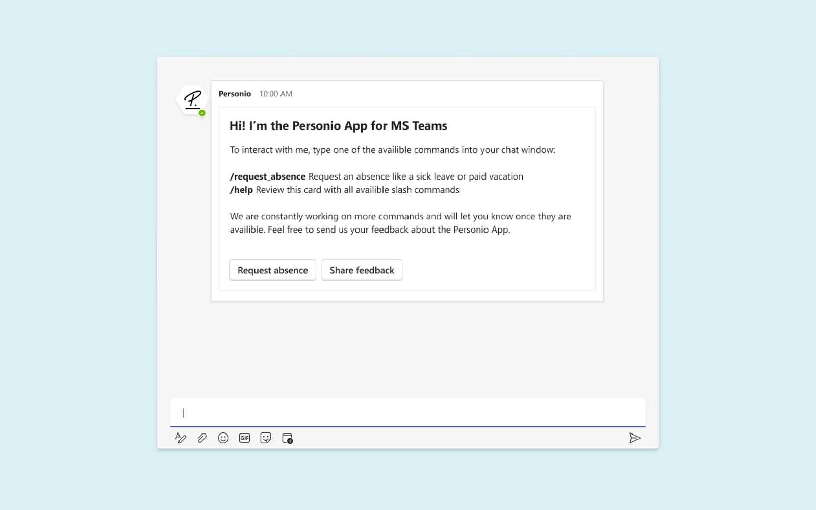 Personio — screenshot from the Microsoft Marketplace listing