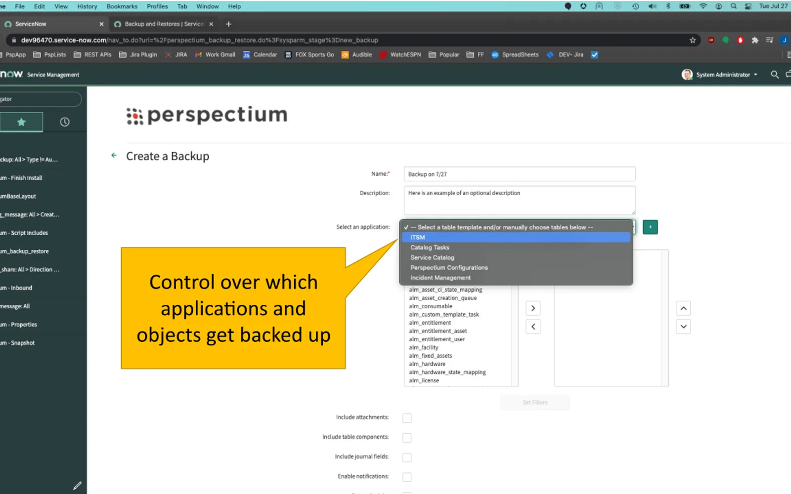 Perspectium DataSync Snapshot — screenshot from the Microsoft Marketplace listing