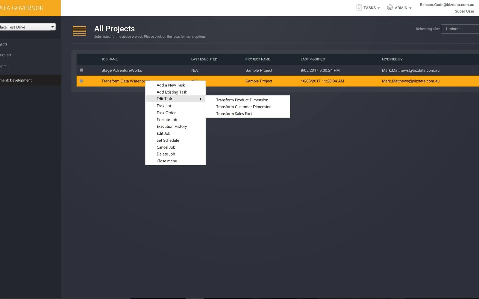 Perspective – Data Governor — screenshot from the Microsoft Marketplace listing