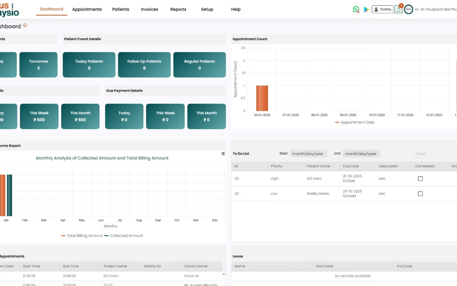 +Physio — screenshot from the Microsoft Marketplace listing