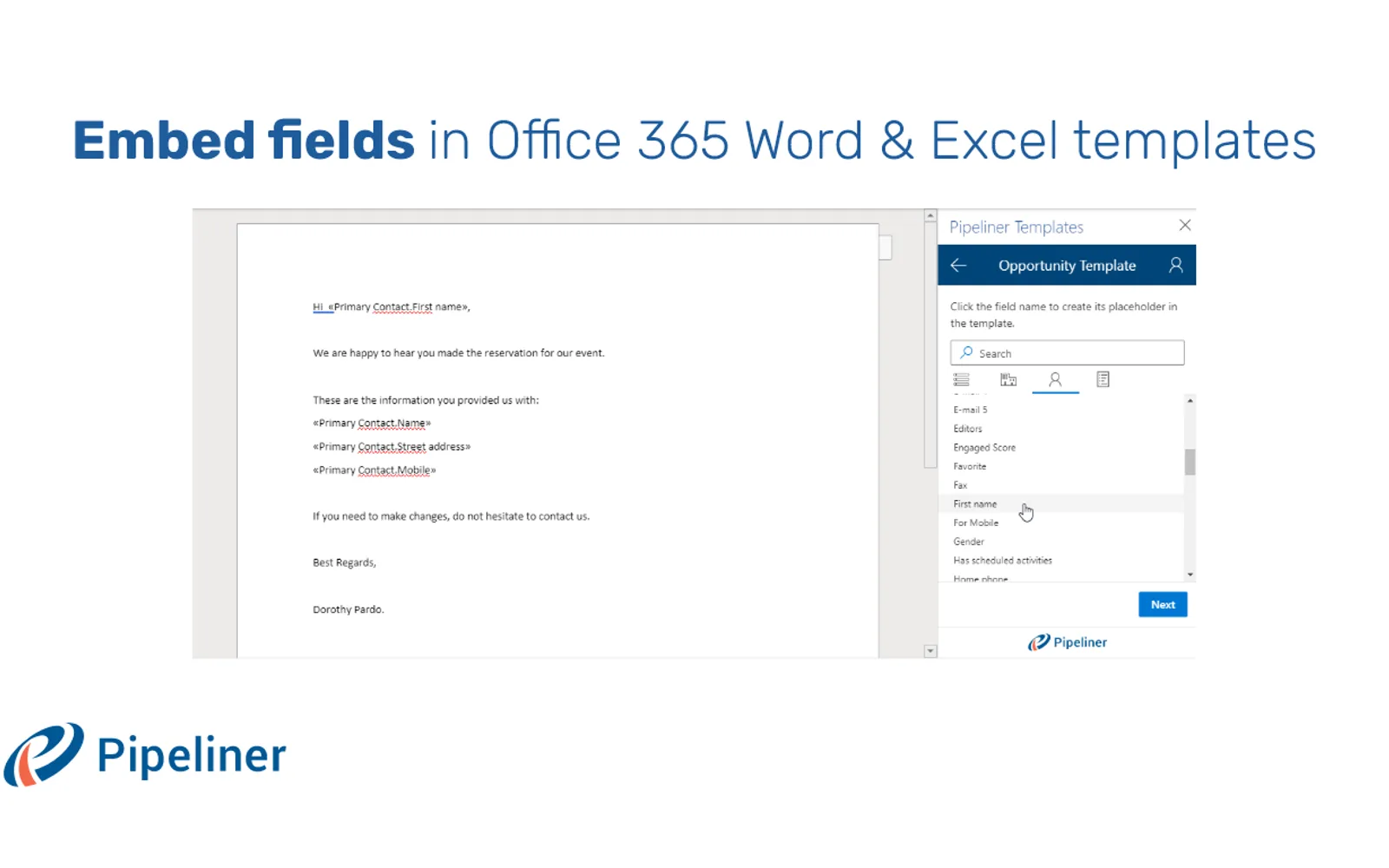 Pipeliner Templates — screenshot from the Microsoft Marketplace listing