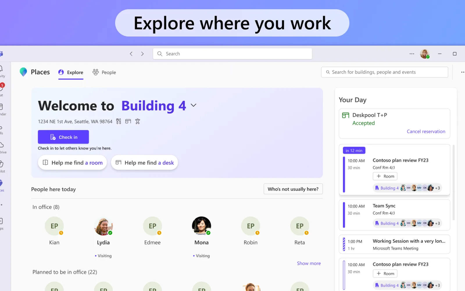 Places — screenshot from the Microsoft Marketplace listing