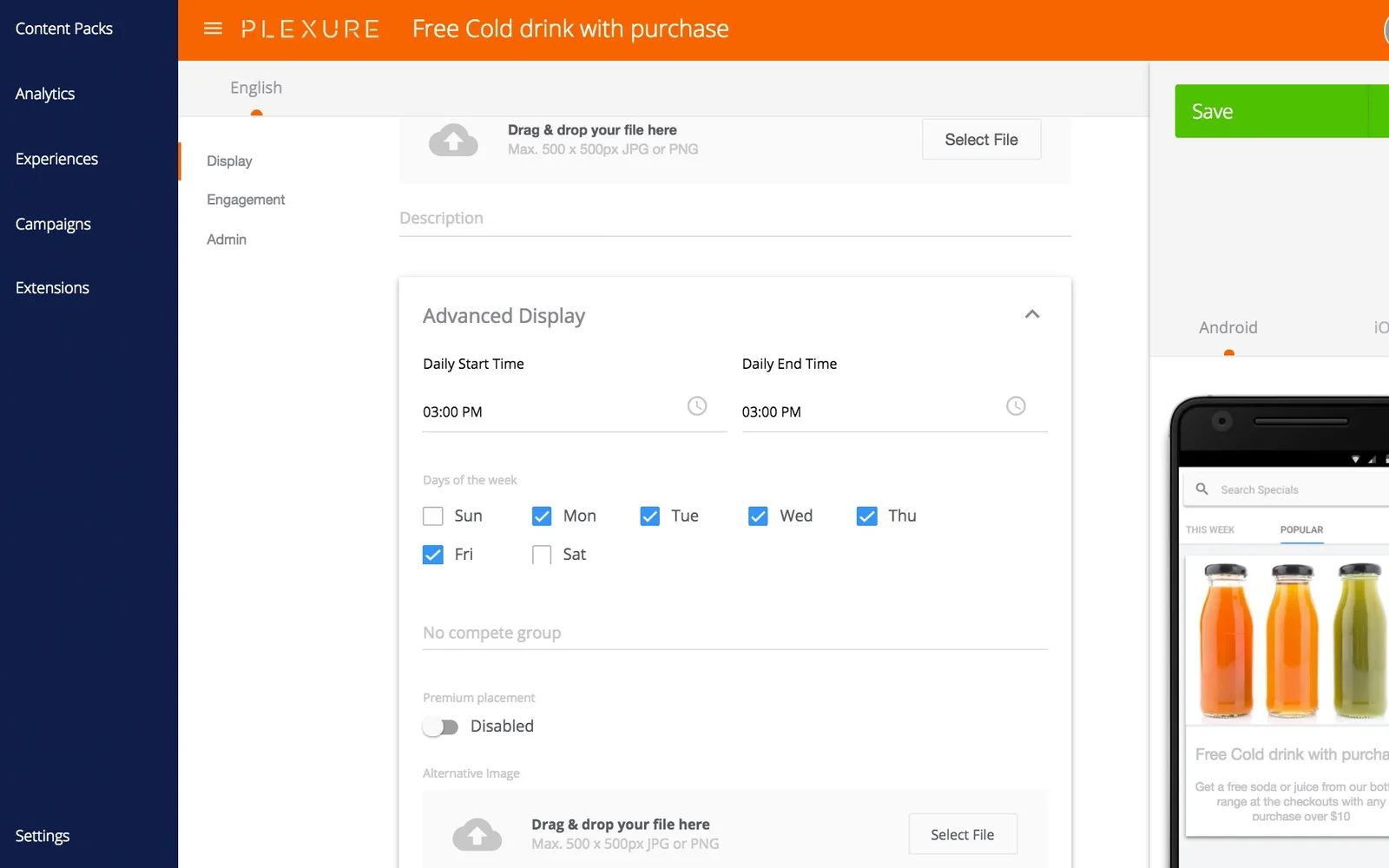 Plexure Retail Personalization — screenshot from the Microsoft Marketplace listing