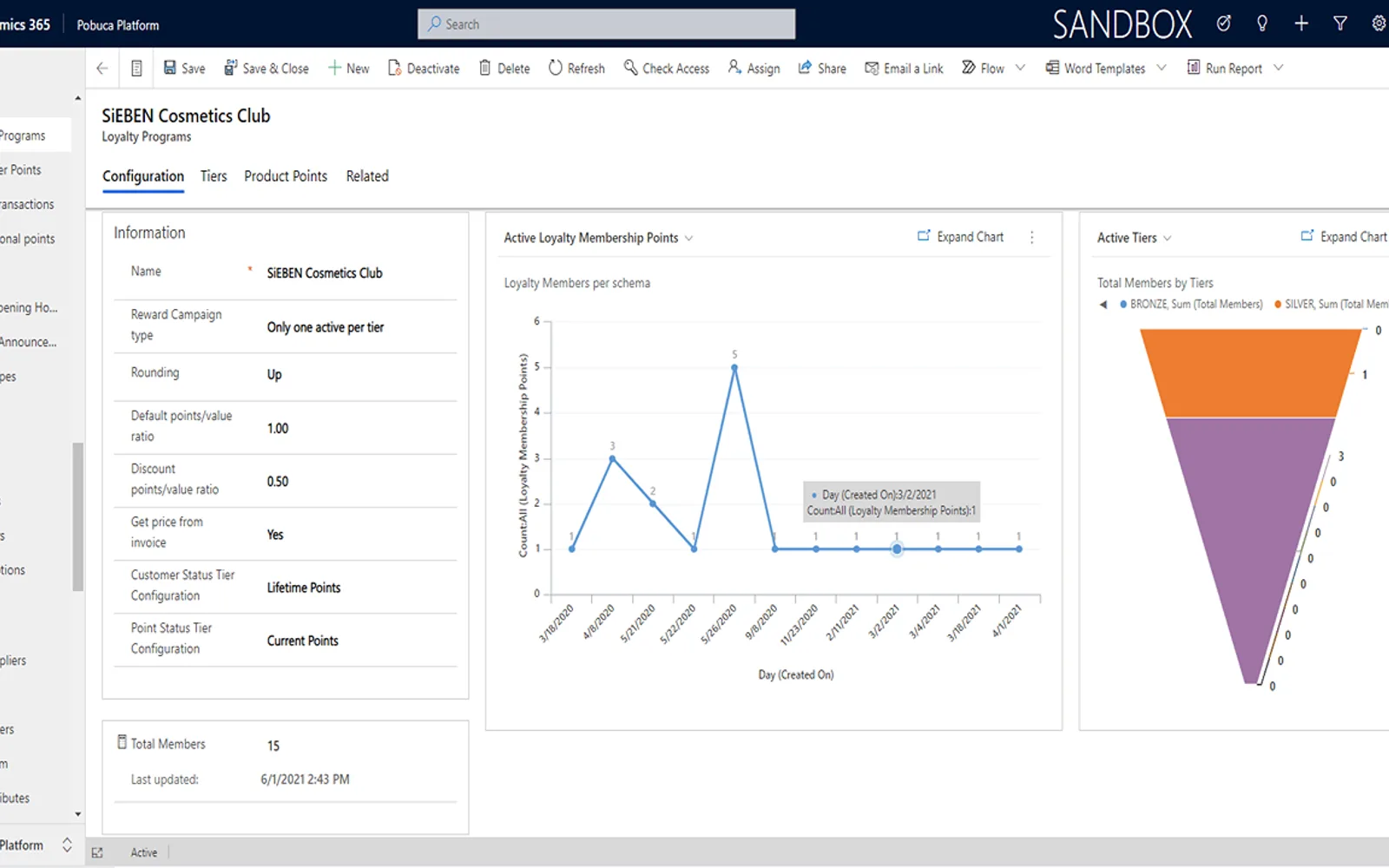 Pobuca Loyalty — screenshot from the Microsoft Marketplace listing