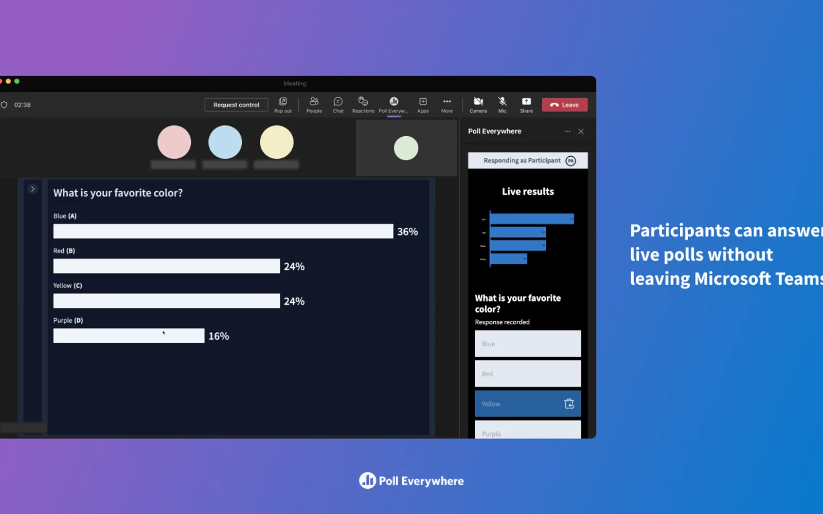 Poll Everywhere — screenshot from the Microsoft Marketplace listing