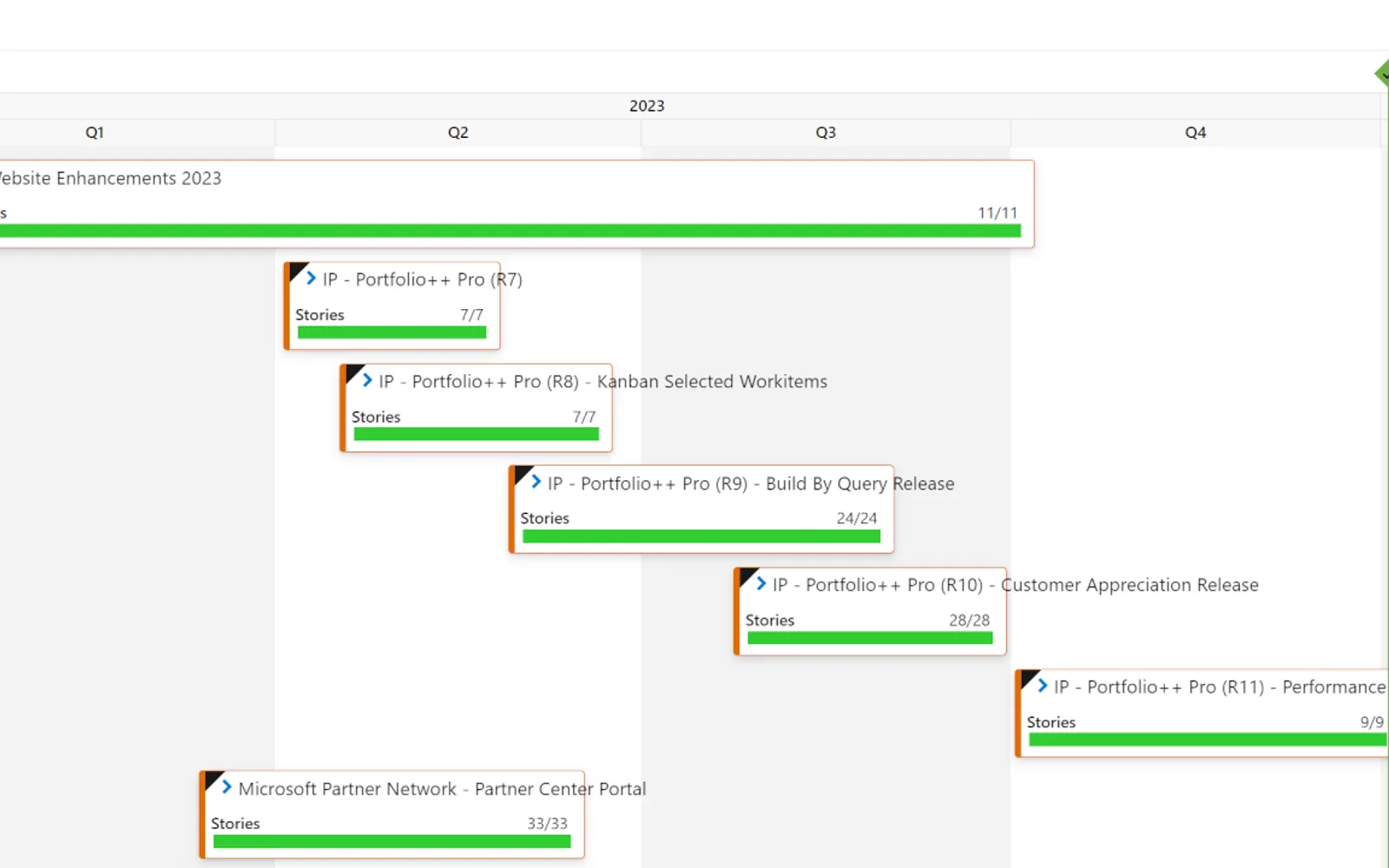 Portfolio++ Pro — screenshot from the Microsoft Marketplace listing