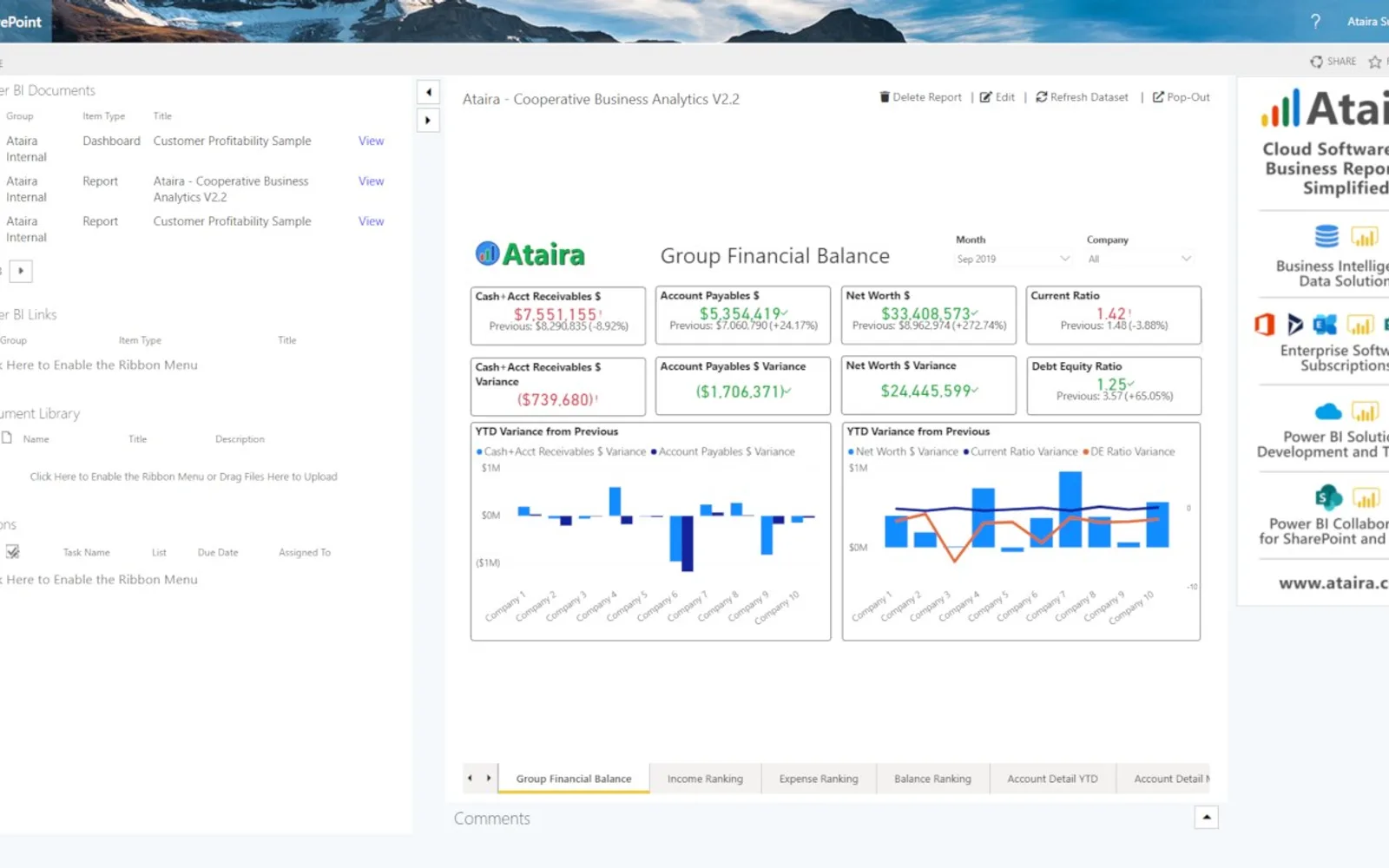 Power BI Collaboration — screenshot from the Microsoft Marketplace listing