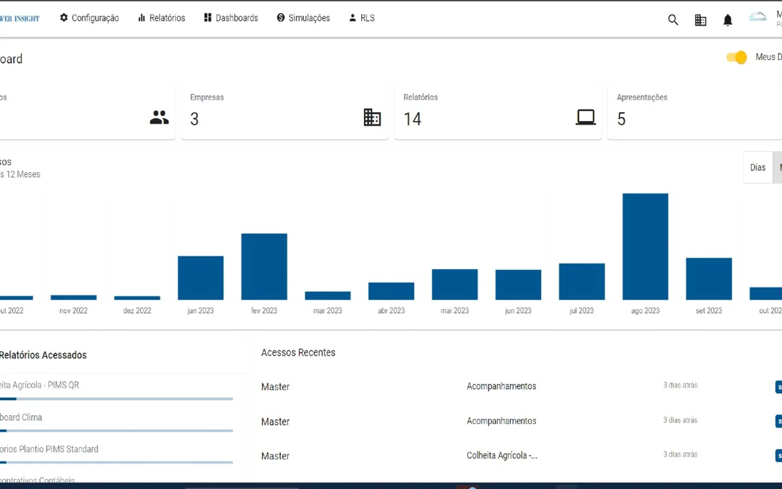 Power Insight Embedded — screenshot from the Microsoft Marketplace listing