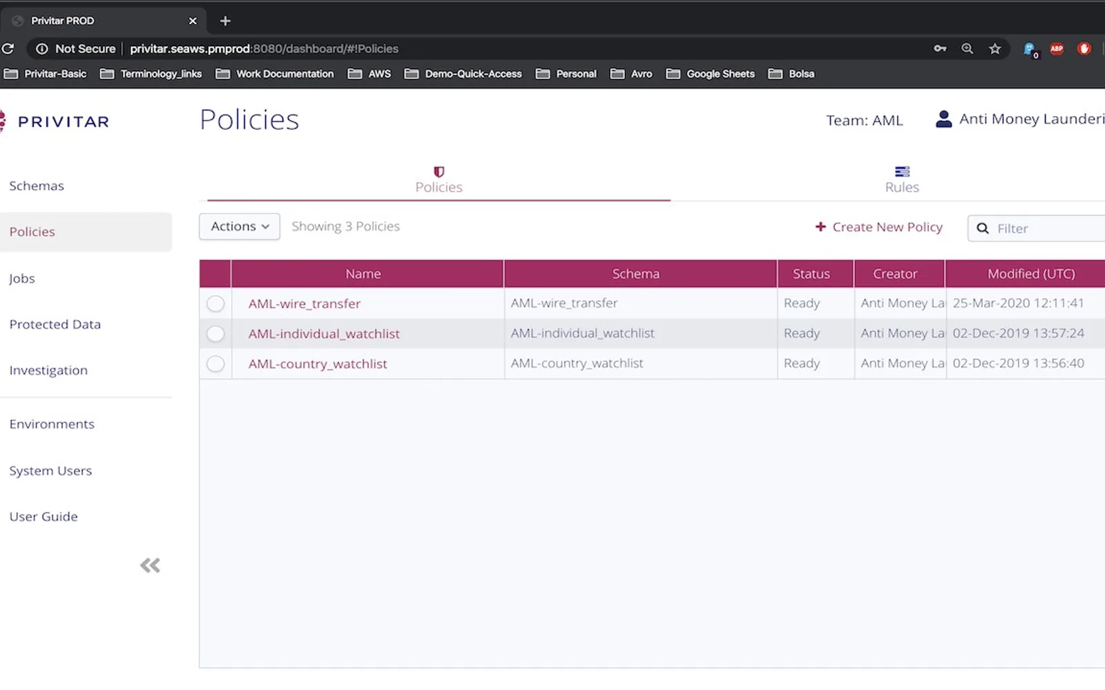 Privitar — screenshot from the Microsoft Marketplace listing