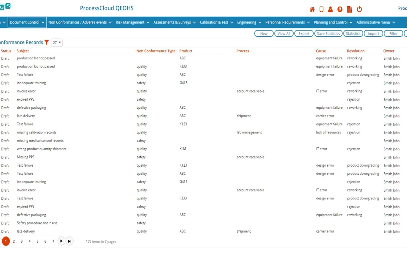 ProcessFrame QEHS — screenshot from the Microsoft Marketplace listing